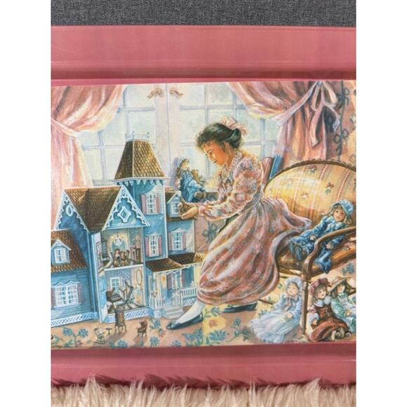 Vintage Angela Trotta Thomas Art Doll House Metal Tray - Picture 2 of 7